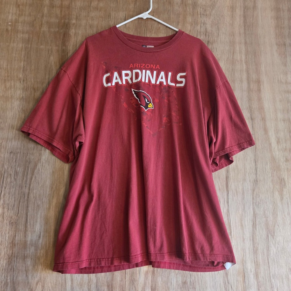 Arizona Cardinals Graphic T-Shirt Mens 3XL Red Short Sleeve NFL Team Apparel
